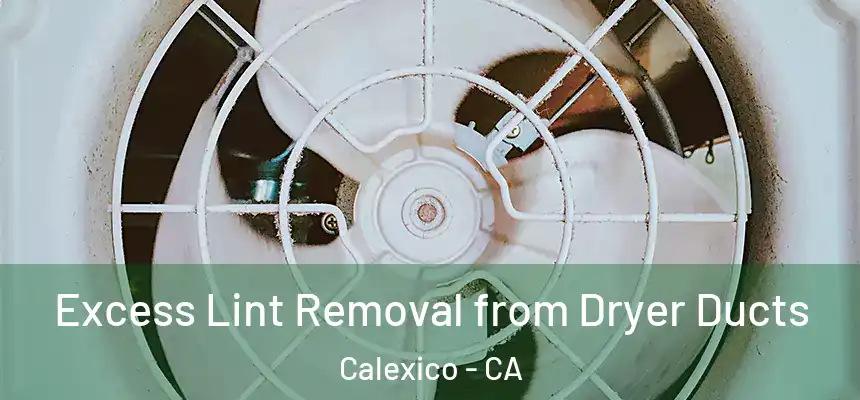  Excess Lint Removal from Dryer Ducts Calexico - CA